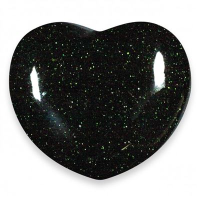 Green Goldstone Heart Large